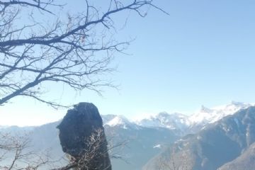 L'inconfondibile sagoma del Becco dell'Aquila