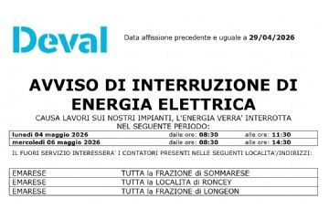 Interruzione Energia Elettrica