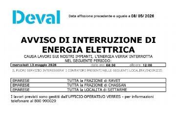 Interruzione Energia Elettrica